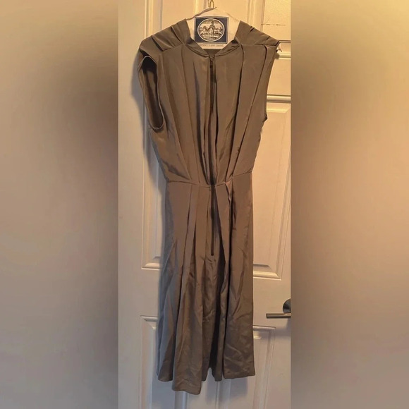 Rachel Comey Courier Dress Grey 100% silk size 2 NWT - Picture 9 of 11